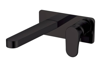 Смеситель для умывальника из стены SPECTRE черный матовый Смеситель для умывальника из стены SPECTRE черный матовый