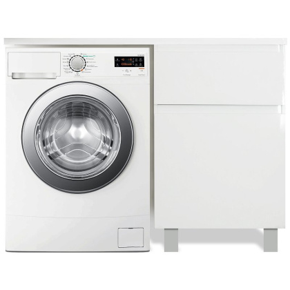 Комплект мебели Dallas Luxe 1150х482 правосторонний напольный 2 ящика (ШхГхВ) 498х476х860