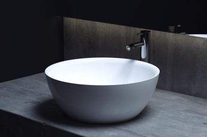 Раковина накладная Salini Gloria  310 покраска по RAL  снаружи Раковина накладная Salini Gloria  310 покраска по RAL  снаружи