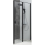 Душевая дверь Allen Brau Priority 100 3.31006.BBA черный браш