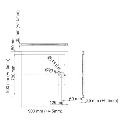 Abens 20T03 Душевой поддон Wasserkraft