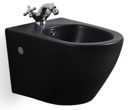 Биде Timo KULO TK-404 MB подвесное черное матовое