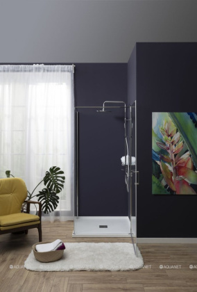 Душевая дверь Aquanet Cinetic AE12-N-90H190U-CT 900, прозрачное стекло