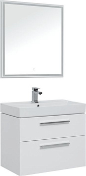 Мебель для ванной Aquanet Nova 75 белый (2 ящика) Мебель для ванной Aquanet Nova 75 белый (2 ящика)
