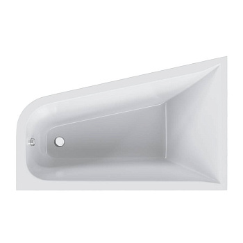 Акриловая ванна spirit ассиметричная 160x100, без слива-перелива, левосторонняя