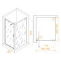 Душевой уголок  90*110*195 RGW SV-145B (SV-05B + Z-050-2B) Прямоуг./Чёрный/Прозрачное/8 мм (Easy) Душевой уголок  90*110*195 RGW SV-145B (SV-05B + Z-050-2B) Прямоуг./Чёрный/Прозрачное/8 мм (Easy)