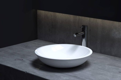 Раковина Salini CALLISTA 105 1101205SMRF S-Stone покраска по RAL полностью, накладная, матовая