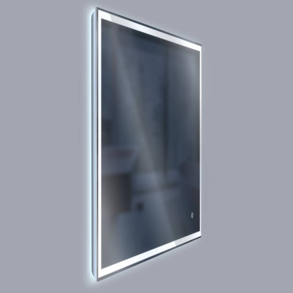 Зеркало LED VLM-3VN800 800х600 c сенсорным выключателем и диммером Зеркало LED VLM-3VN800 800х600 c сенсорным выключателем и диммером