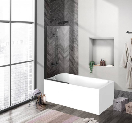 Душевая шторка на ванну BelBagno UNO-V-1-70/150-P-Cr-L Душевая шторка на ванну BelBagno UNO-V-1-70/150-P-Cr-L