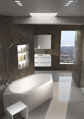 Акриловая ванна RIHO KANSAS 190x90