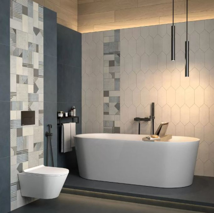 Керамогранит DD507320R Про Чементо синий темный (119,5см*60см*9мм) (3шт/2,151м2) матовый обрезной, м2