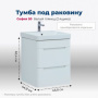 Тумба под раковину Aquanet София 50 белый глянец (2 ящика) Тумба под раковину Aquanet София 50 белый глянец (2 ящика)