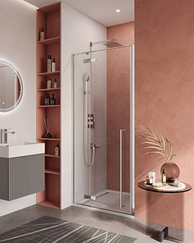 LINER-B-12-90-C-Cr-R Душевой уголок, Условный размер, мм:900x1950 Габариты с диапазоном регулировок, мм:(890-905)x1950  LINER-B-12-90-C-Cr-R Душевой уголок, Условный размер, мм:900x1950 Габариты с диапазоном регулировок, мм:(890-905)x1950