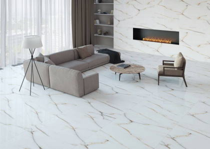 Керамогранит CRYSTAL WHITE 60х120 POLISHED, Palacio Керамогранит CRYSTAL WHITE 60х120 POLISHED, Palacio
