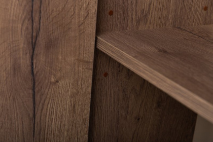 Шкаф подвесной BelBagno с распашной дверцей и открытой полкой, левосторонний KRAFT-1600-1A-SC-RNN-L Rovere Nebrasca Nature Шкаф подвесной BelBagno с распашной дверцей и открытой полкой, левосторонний KRAFT-1600-1A-SC-RNN-L Rovere Nebrasca Nature