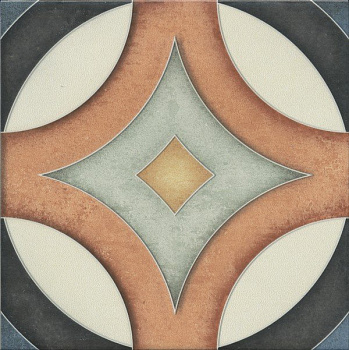 Декор HGD\A557\5009 Фантазия 3 орнамент (20см*20см*6,9мм) (10шт/0,4м2) матовый, шт