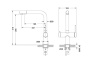 Смеситель для кухни с подключением к фильтру питьевой воды AQUATEK AQ1385CR ЕВРОПА