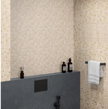 Декор 4 мозаичный MBD006 Риальто Антика бежевый светлый матовый 30см*30см*9мм (1уп/6шт/)., шт