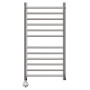 Полотенцесушитель электрический Point Аврора PN10148SPE П11 400x800 с полкой левый/правый, хром