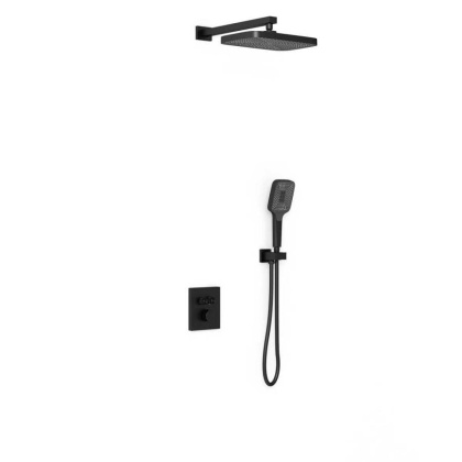 Душевой комплект VSFW-321MT1MB встраиваемый, термостатический, двухрежимный, черный