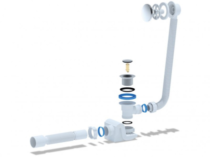 Слив-перелив для акриловой ванны CEZARES CZR-STP2-01 Слив-перелив для акриловой ванны CEZARES CZR-STP2-01