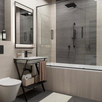 Настенная плитка 11236R  Про Дабл бежевый матовый обрезной 30х60х9 (7 шт/1,26 м2), м2