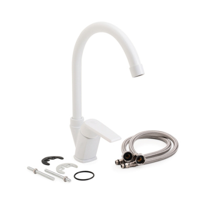 Смеситель для кухни OneLife P02-000w полимерный