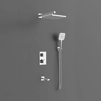 Душевой комплект Next VSFW-1N3TCH термостатический встраиваемый, трехрежимный, хром