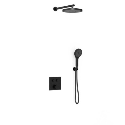 Душевой комплект VSFW-4212MB встраиваемый, 2 режима, черный
