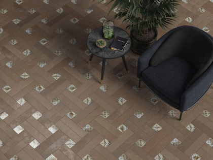 Декор VT\B232\1146 Довиль 7 глянцевый 9,8*9,8 (уп/30шт), шт