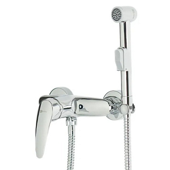 Смеситель настенный с гигиеническим душем, латунь/хром Смеситель настенный с гигиеническим душем, латунь/хром