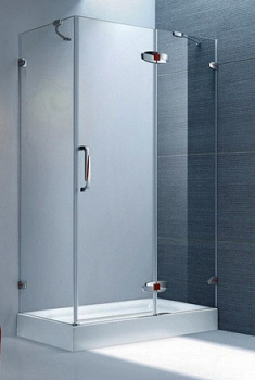 Душевой уголок RGW SA-41, 02034190-11, 90 х 100 см прямоугольный, стекло прозрачное, хром/красный Душевой уголок RGW SA-41, 02034190-11, 90 х 100 см прямоугольный, стекло прозрачное, хром/красный