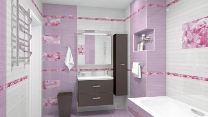 Peony Бордюр рельефный br1020D281-1 20х10