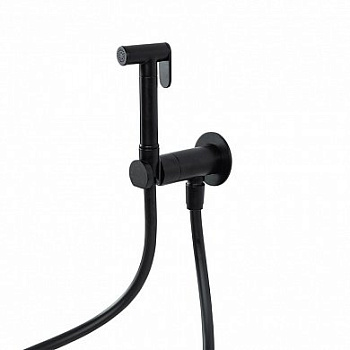 LEAF-DIF-NOP Гигиенический душ со смесителем, исполнение черный матовый LEAF-DIF-NOP Гигиенический душ со смесителем, исполнение черный матовый