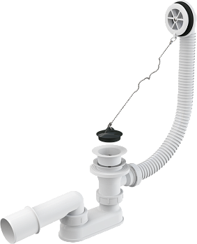 Сифон для ванны, белый Сифон для ванны, белый