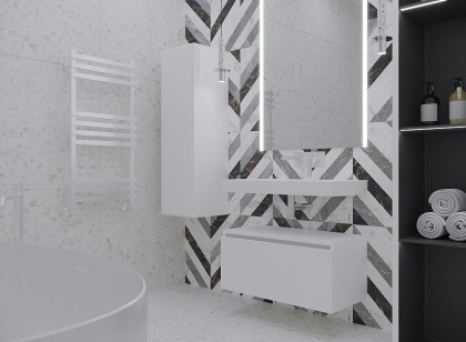 Ящик под столешницу 100см WHITE глянец VALLESSI UNO-S 897-100-W Boheme Ящик под столешницу 100см WHITE глянец VALLESSI UNO-S 897-100-W Boheme