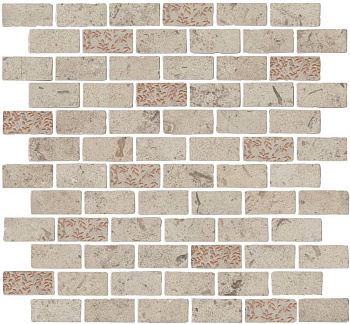 Декор 2 мозаичный MBD014 Про Лаймстоун Антика бежевый матовый 30см*32см*9мм (1уп/5шт/)., шт