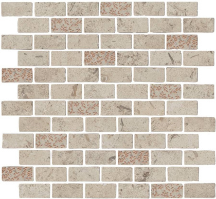 Декор 2 мозаичный MBD014 Про Лаймстоун Антика бежевый матовый 30см*32см*9мм (1уп/5шт/)., шт