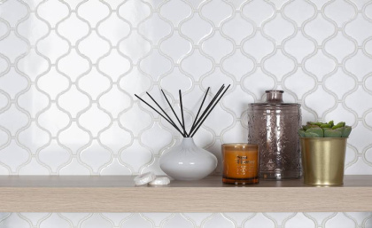 Керамическая мозаика, Latern White Glossy, Shapes Керамическая мозаика, Latern White Glossy, Shapes