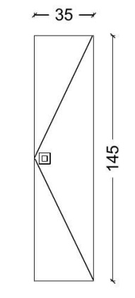 Пенал LUCIDO Бронзированный коричневый 304005 772-BB Boheme
