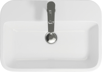 Раковина CASPIA с отверстием под смеситель, размером 60 см. Раковина CASPIA с отверстием под смеситель, размером 60 см.