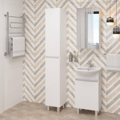 Пенал Onika Милтон 30 напольный, белый, универсальный