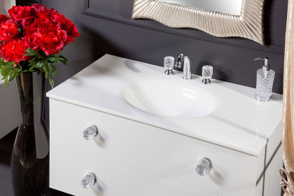 Тумба 100см*48 (52) WHITE 831-100-WH Boheme Тумба 100см*48 (52) WHITE 831-100-WH Boheme