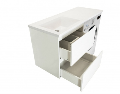 Тумба подвесная под умывальник Dallas Luxe 1200х482 2 ящика (ШхГхВ) 548х476х607 Тумба подвесная под умывальник Dallas Luxe 1200х482 2 ящика (ШхГхВ) 548х476х607