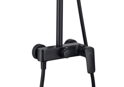Душевая система 3jet 250мм AQUATEK, матовый черный AQ2060MB 