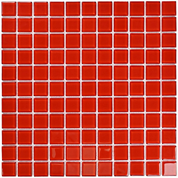 Мозаика стеклянная Red Glass (чип 4*25*25) 300*300(22шт.-1.98м2), м2 Мозаика стеклянная Red Glass (чип 4*25*25) 300*300(22шт.-1.98м2), м2