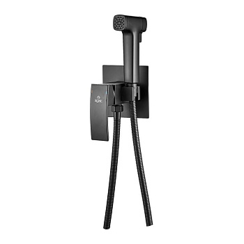 Гигиенический душ со смесителем Rose R1505H-2, черный Гигиенический душ со смесителем Rose R1505H-2, черный