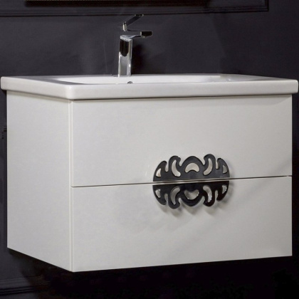 Тумба 100см*43,5 WHITE (керам.моноблок) 830-100-WH Boheme