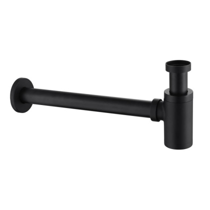 Сифон для раковины ABBER AF0030B черный матовый Сифон для раковины ABBER AF0030B черный матовый