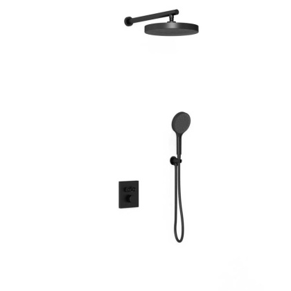 Душевой комплект Inspire VSFW-3I21MT2MB встраиваемый, термостатический, двухрежимный, черный